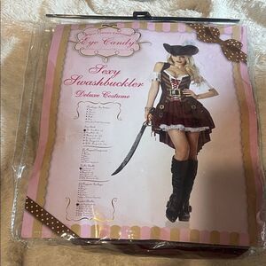 Sexy Swashbuckler Deluxe Costume xsmall